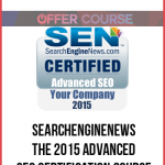 SearchEngineNews – The 2015 Advanced SEO Certification Course