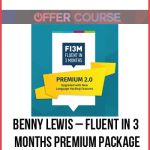Benny Lewis – Fluent in 3 Months Premium Package (12+ Languages)