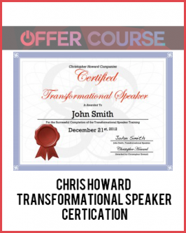 Chris Howard – Transformational Speaker Certication