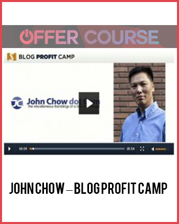 John Chow – Blog Profit Camp