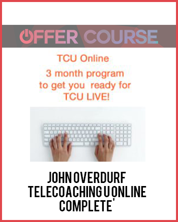 John Overdurf – Telecoaching U Online Complete'