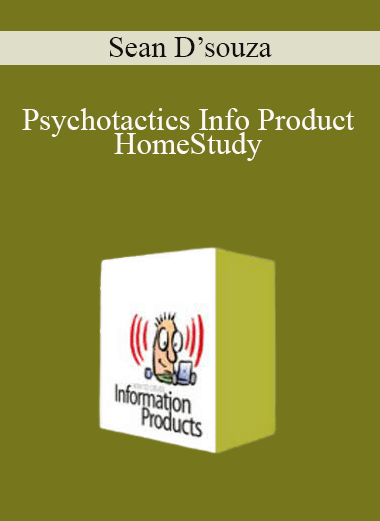 Sean D’souza – Psychotactics Info Product HomeStudy