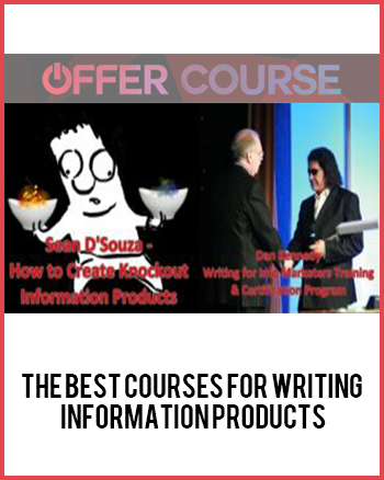 The Best courses for Writing Information Products