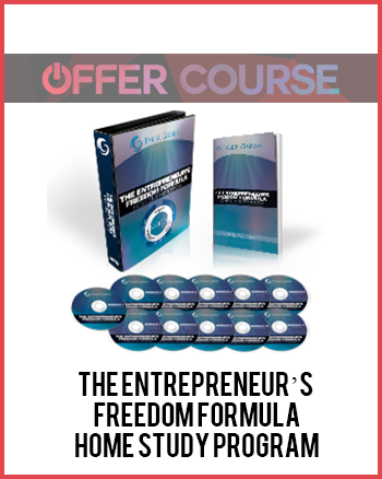 The Entrepreneur’s Freedom Formula Home Study Program