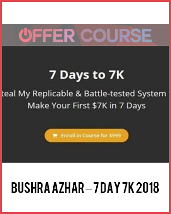 Bushra Azhar – 7 Day 7K 2018