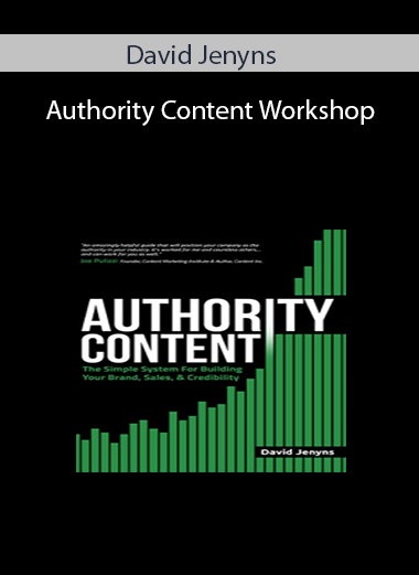 David Jenyns – Authority Content Workshop
