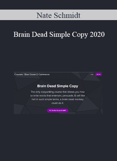 Nate Schmidt - Brain Dead Simple Copy 2020