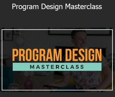 James Wedmore - Program Design Masterclass