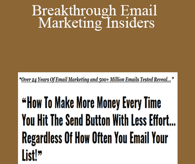 Jason Henderson - Breakthrough Email Marketing Insiders