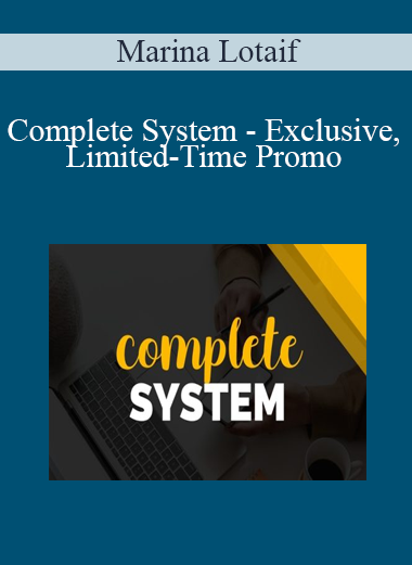 Marina Lotaif - Complete System - Exclusive, Limited-Time Promo