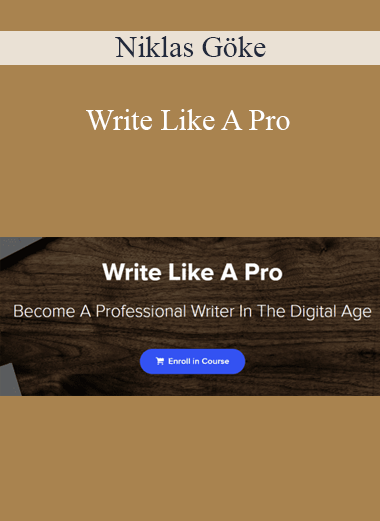 Niklas Göke - Write Like A Pro