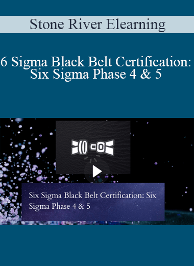 Stone River Elearning - Six Sigma Black Belt Certification: Six Sigma Phase 4 & 5