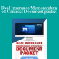 Kris Haskins - Deal Insurance/Memorandum of Contract Document packet