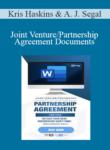 Kris Haskins & Attorney Jessica Segal - Joint Venture/Partnership Agreement Documents