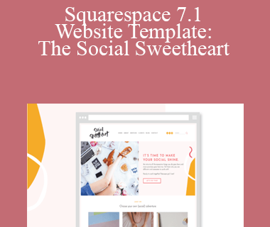 Chelsea Kardokus - Squarespace 7.1 Website Template: The Social Sweetheart
