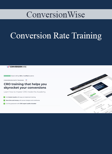 ConversionWise - Conversion Rate Training