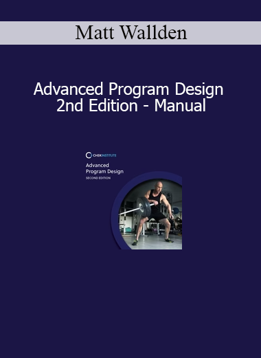 Matt Wallden - Advanced Program Design 2nd Edition - Manual