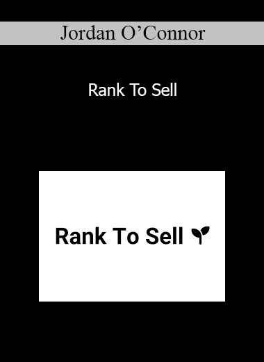 Jordan O’Connor - Rank To Sell