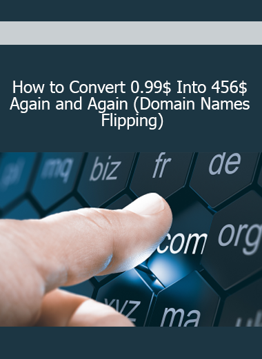 How to Convert 0.99$ Into 456$ Again and Again (Domain Names Flipping)