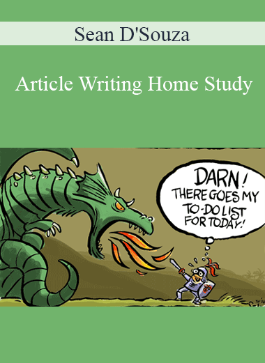 Sean D'Souza - Article Writing Home Study