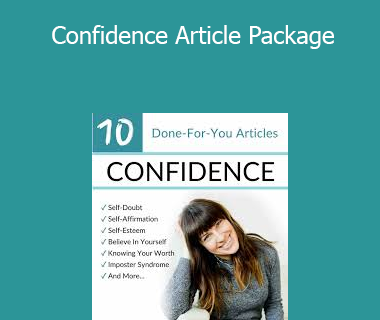 Berkeley Well-Being Institute - Confidence Article Package