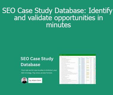 SEO Case Study Database: Identify and validate opportunities in minutes
