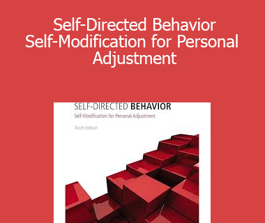 David Watson & Roland Tharp - Self-Directed Behavior - Self-Modification for Personal Adjustment
