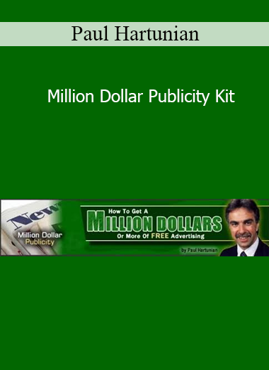 Paul Hartunian - Million Dollar Publicity Kit