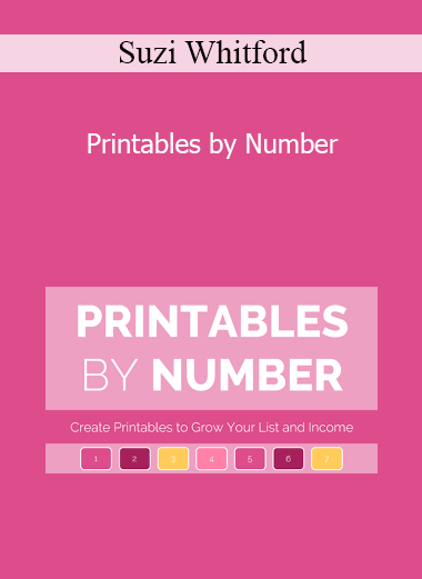 Suzi Whitford - Printables by Number