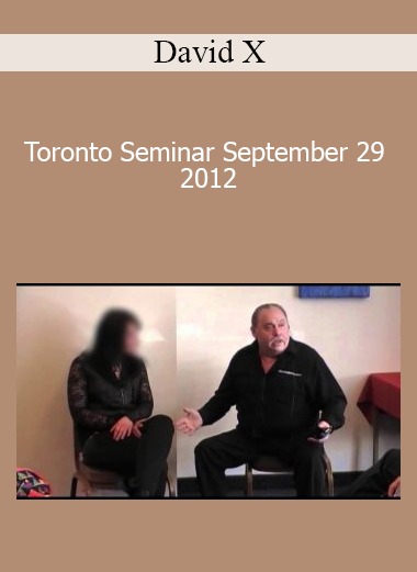 David X - Toronto Seminar September 29 2012