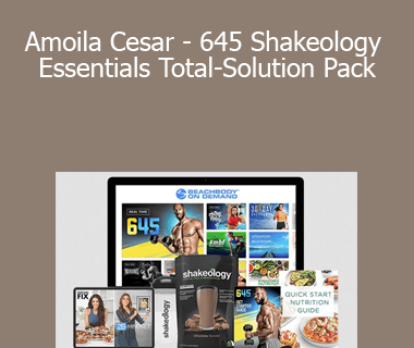 Beachbody - Amoila Cesar - 645 Shakeology Essentials Total-Solution Pack