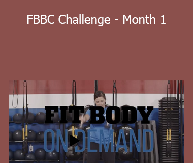 Fit Body On Demand - FBBC Challenge - Month 1